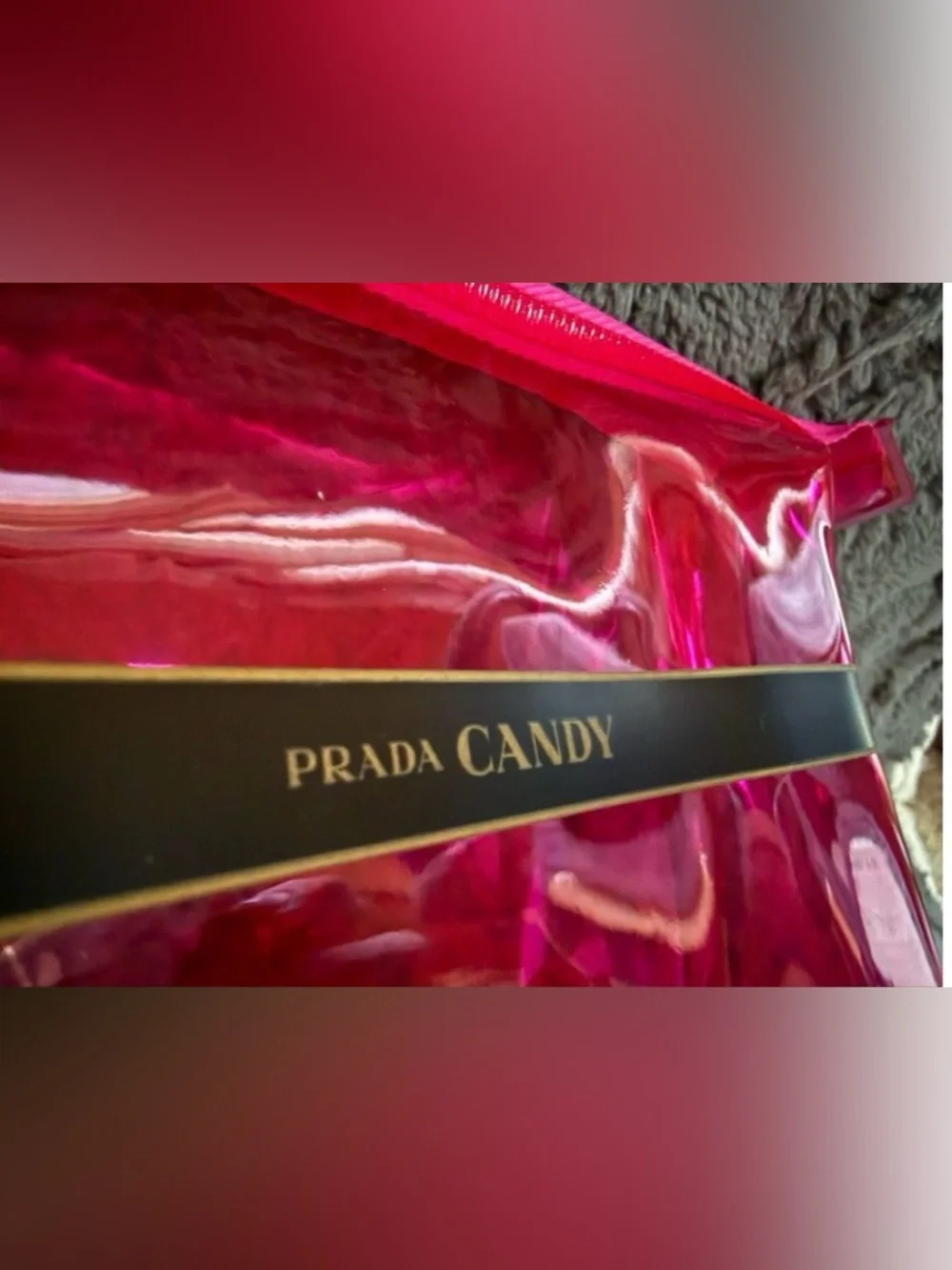 Prada Candy - Hot Pink Cosmetic Bags Set of 2